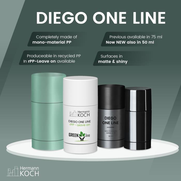 DIEGO ONE LINE: Mono Material PP Roll On